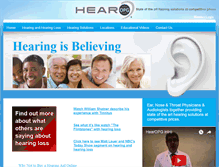 Tablet Screenshot of hearopg.com